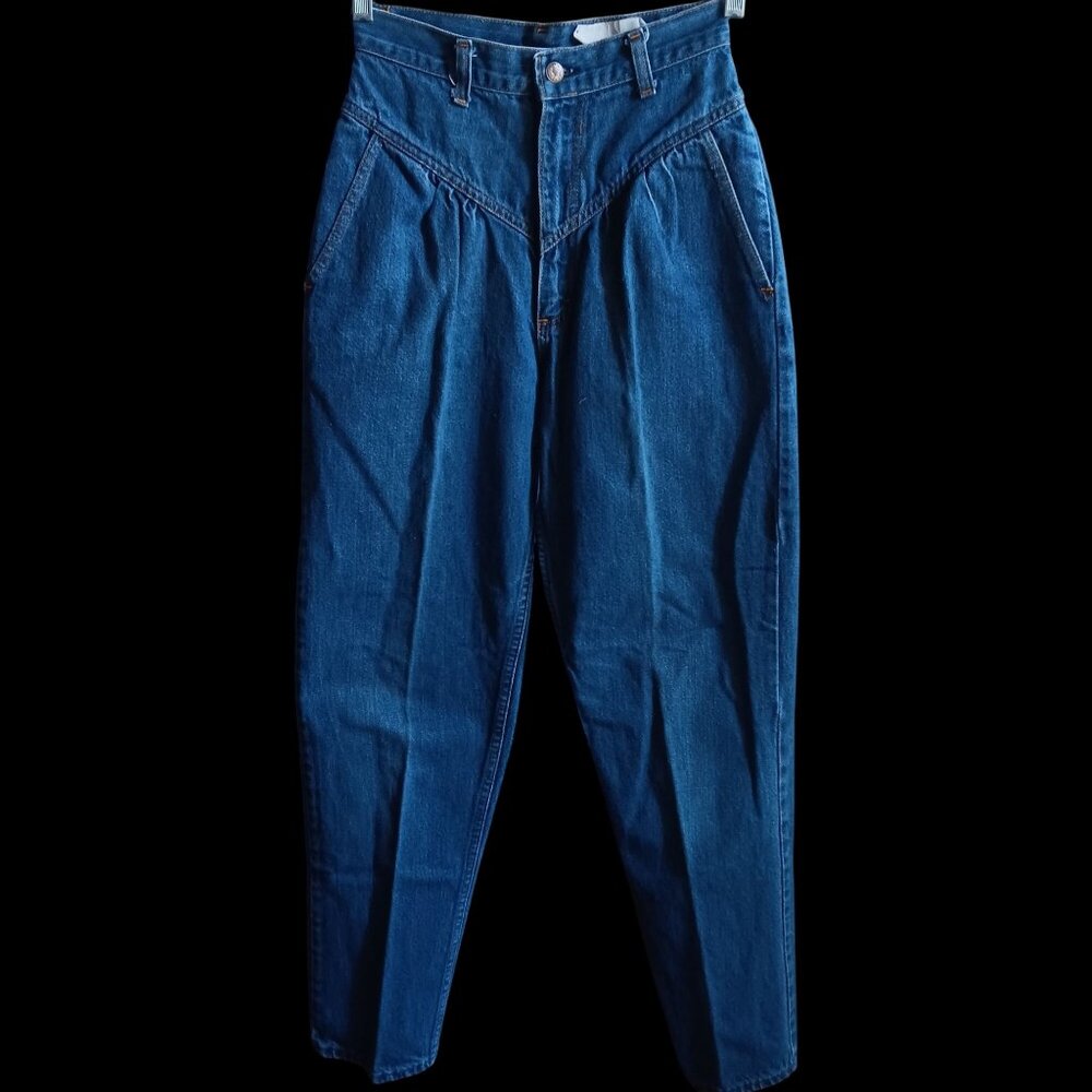 Vintage Womens' Jeans 12 25x31 L'Abeille High-Waisted Yoked Denim True Boho 70s